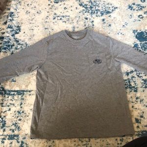 Boys Grey and navy vineyard vines long sleeve